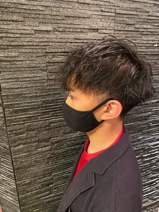 ミディアム 齋藤 大晟のヘアスタイル