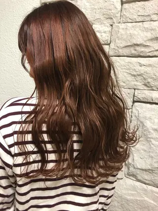 ロング カラー ヘアアレンジ メンズ キッズ ネイル マツエク・マツパ GO TODAY SHAiRE SALON所属・透明感カラー🤎 ゆりのヘアスタイル