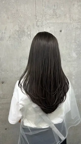 セミロング カラー 日韓レイヤー🇰🇷 艶カラー/ナカネのヘアスタイル