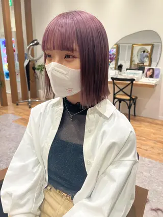 ショート カラー 韓国風デザイン 💐MIZUKI💐のヘアスタイル