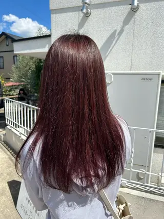 ロング カラー 前田 香恋のヘアスタイル