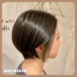 ショート mu-kicii 三鷹店所属・撮影モデル募集中☆ オグリヤスエのヘアスタイル