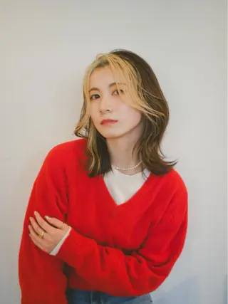 カラー SORA by diar所属・diar☆モデル募集 michiのヘアスタイル