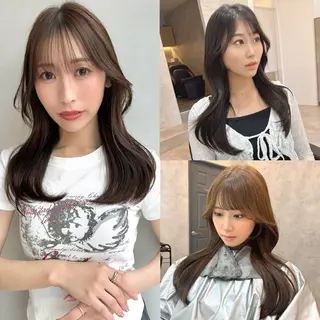 セミロング 森 隆秀/韓国ヘアのヘアスタイル