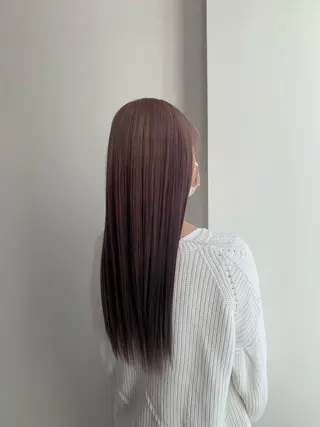 ロング カラー イエナ所属・村山 美空のヘアスタイル