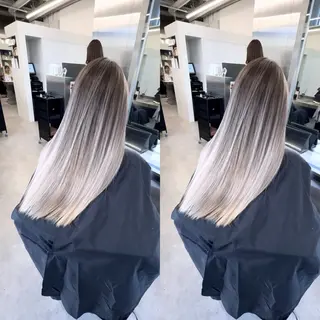 カラー シールエクステ/ ダブルカラー/茉央のヘアスタイル