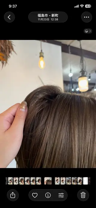 ミディアム カラー Nana 🫧のヘアスタイル