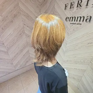 ミディアム FERIAあべの 🎀中野まや🎀のヘアスタイル