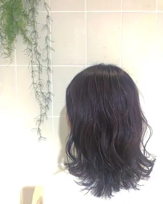 ミディアム カラー まつげ兼任しもさこ 🌟レイヤー得意のヘアスタイル