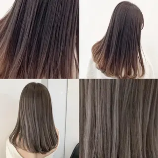 ロング カラー ヘアアレンジ ૭ 艶髪透明感૭ヘア カラーＡＭＩ🫧のヘアスタイル