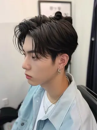 メンズ 艶髪カラー💙ྀི/ アイ兼任👀/ミナルのヘアスタイル