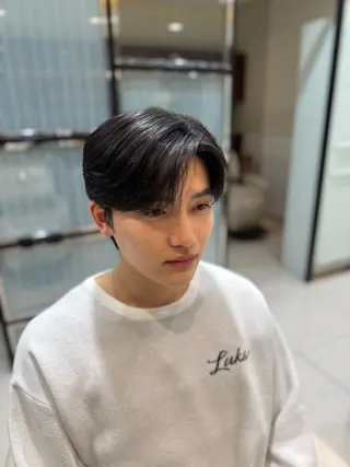 メンズ 曲がる縮毛/カルマパ ーマ/池袋/横村大全のヘアスタイル