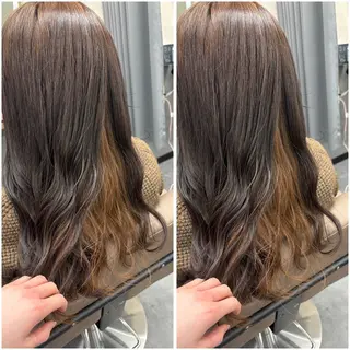 セミロング 森島 愛梨のヘアスタイル