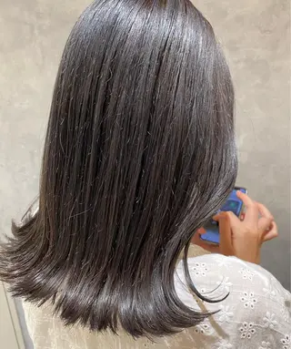 ミディアム 【SIUN】健太郎 髪質改善/透明感のヘアスタイル