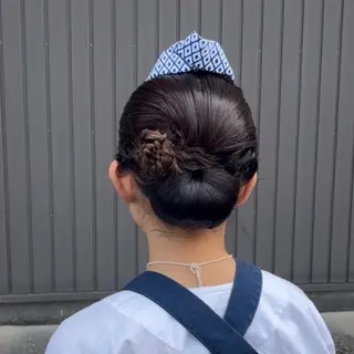 ロング ヘアアレンジ 永井 夢彩のヘアスタイル