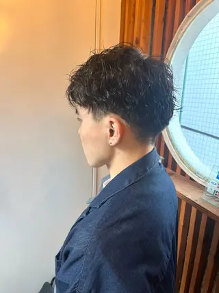 パーマ メンズ 堀出 芽衣/垢抜け/美髪のヘアスタイル