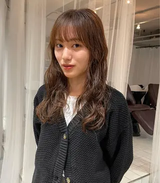 ロング パーマ chiharu ボブ/レイヤーのヘアスタイル