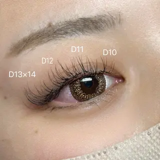 マツエク・マツパ 💛たくら なつき💛のマツエク・マツパデザイン