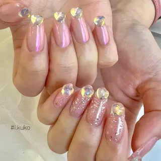 セミロング ネイル Chipieee Ikukoのネイルデザイン