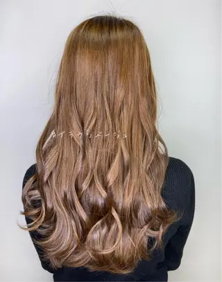 ロング カラー ヘアアレンジ HAIRSALONLOOP所属・川上 麻梨阿のヘアスタイル
