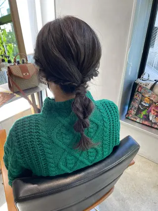 ヘアアレンジ ヒロミ/アレンジ/ アンニュイ/透け感のヘアスタイル