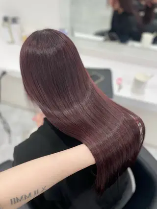 ロング カラー ハイトーン🤍ブロン ド🤍MISAKIのヘアスタイル