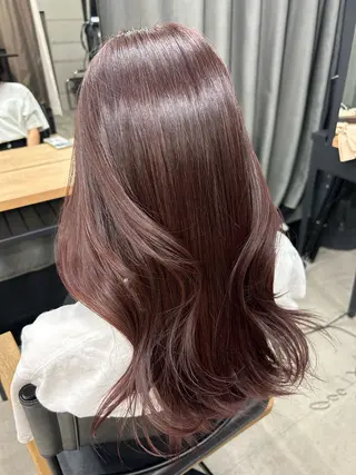 ロング 女性らしいモテヘア 韓国ヘアhikariのヘアスタイル
