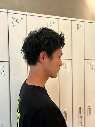 メンズ 切りっぱなしボブ 大阪梅田/きょうかのヘアスタイル