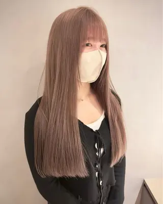 ロング カラー ハイトーン・デザイン 🏆HINOKIのヘアスタイル