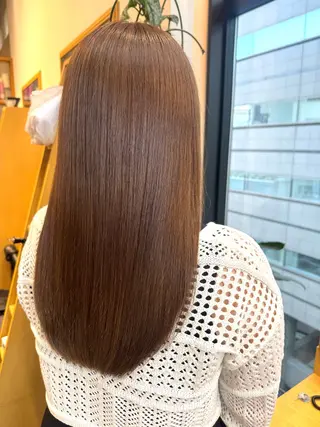 ロング カラー ❣️髪質改善特化❣️ カモアオイのヘアスタイル