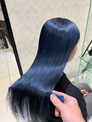ロング カラー ボブ/ハイトーン髪質 改善/越谷✨クラモチのヘアスタイル