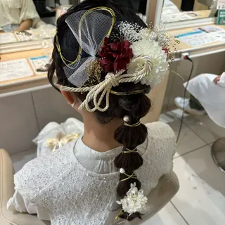 ロング ヘアアレンジ 宮永 璃沙のヘアスタイル