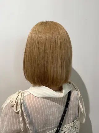 カラー ブリーチカラー×艶髪 /RINのヘアスタイル