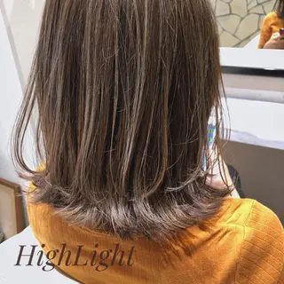 セミロング カラー BELLA/天王寺/ 似合わせ/木浦心のヘアスタイル