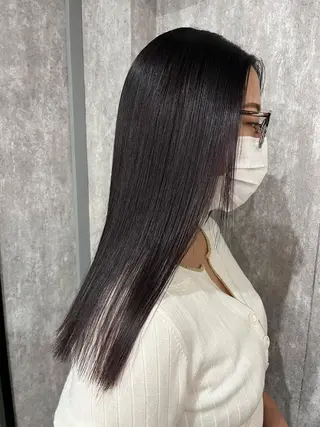 セミロング カラー TIDEHAIR / 韓国ヘア/MOEのヘアスタイル