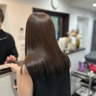 セミロング 艶髪/髪質改善 【熊野隼人】のヘアスタイル