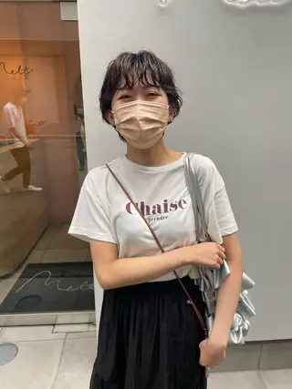 ショート 上平 綾菜のヘアスタイル