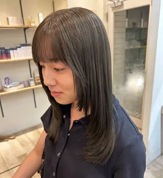 セミロング ♥yelm ユウナ♥のヘアスタイル