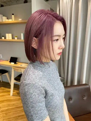 ショート カラー 杉村 未来のヘアスタイル