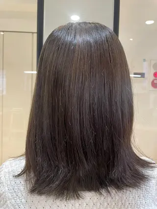 ミディアム カラー 頼金 愛海のヘアスタイル