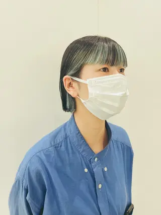 ショート カラー つくばUtooe's 副店長　寺沢颯のヘアスタイル