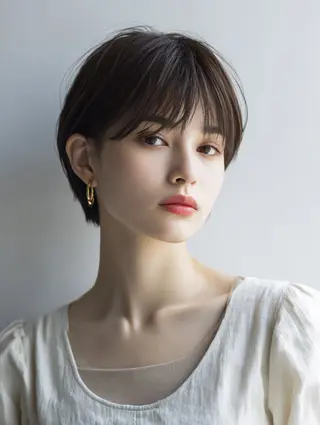 ショート 上原 心のヘアスタイル