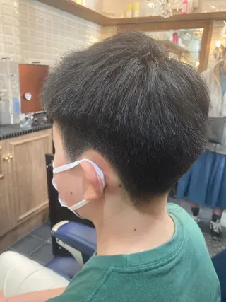 ショート メンズ ルピナス中田店長 山口大地のヘアスタイル