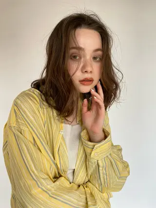 ミディアム カラー 髪質改善カラー🪡✨ レイヤー/ rinaのヘアスタイル