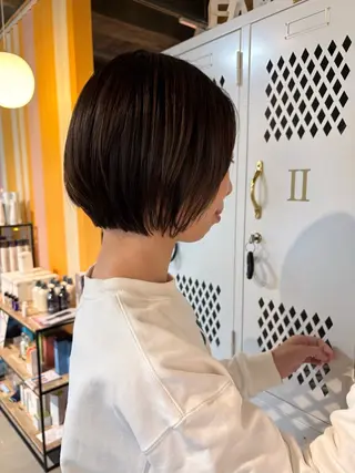 ショート 透明感カラー 暖色shihoのヘアスタイル