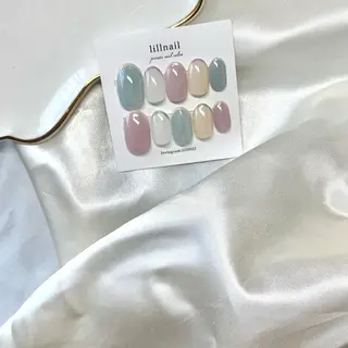 ミディアム pllia beautyのネイルデザイン