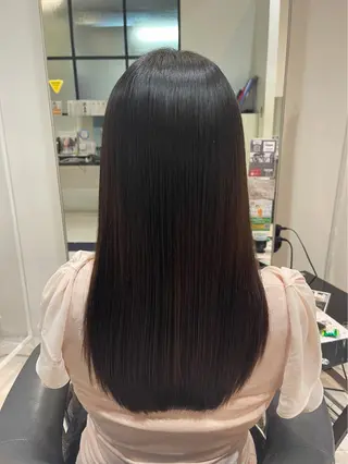 👑松山ストレート/ メンズヘア/龍仁👑のヘアスタイル