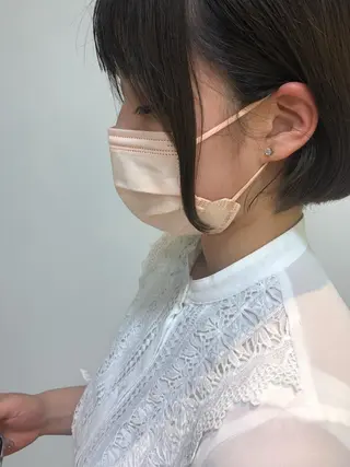 ショート カラー パーマ ヘアアレンジ ❣️倉敷❣️美髪 カラー能登一成のヘアスタイル