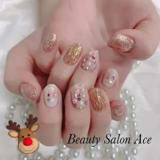 ネイル Beauty Salon Ace（ネイルサロン　エース）所属・池袋フィルイン Ace♡長さだしのネイルデザイン