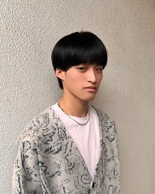 ミディアム メンズ 柳澤 和也のヘアスタイル